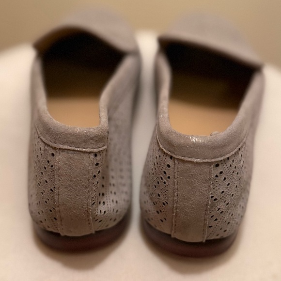 NYDJ Silver Perforated Loafers - Picture 6 of 7